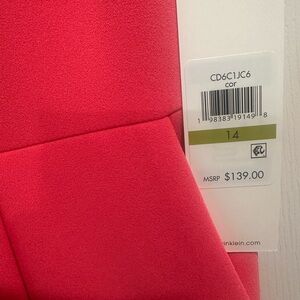 Calvin Klein Hot Pink Maxi Dress